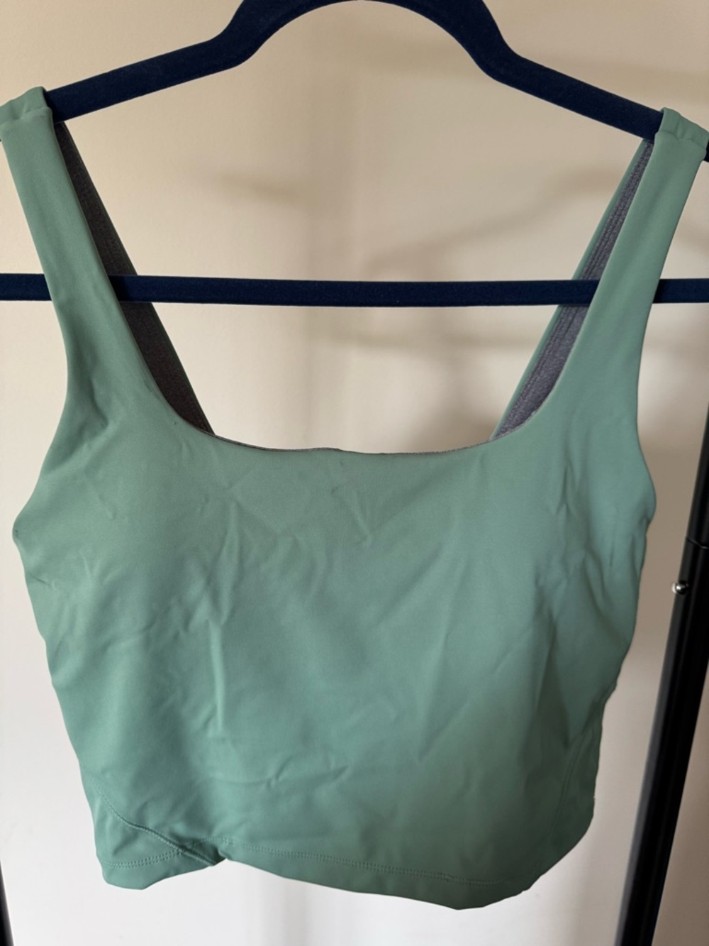 Women's Scoop Neck Bikini Top in Sage Green
